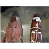 Image 2 : 2 GHANA WOOD MASKS