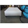 Image 2 : IKEA QUEENSIZE PLATFORM BED FRAME AND MATRESS