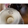 Image 4 : 3 VINTAGE PORTRAITS, CAKE STAND AND PEDESTAL DISH