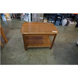 Two tier side table
