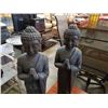 Image 2 : 2 EASTERN FIGURES 28 INCHES TALL