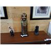 Image 1 : BOTTLE HOLDER FIGURE, CASE AND  THINKER FIGURE