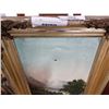 Image 2 : ANTIQUE PAINTING - NEEDS REPAIR AND VINTAGE RELIGIOUS PRINT