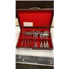 Image 1 : 32 PIECES SILVER CUTLERY AND SERVING PIECES ALL STAMPED 800 SILVER