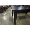 Image 8 : MODERN DINING TABLE WITH 2 LEAFS AND 6 CHAIRS