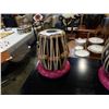 Image 1 : WOOD BODY DRUM AND STAND