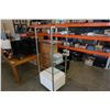 Image 2 : METAL AND GLASS SHELF