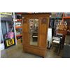 Image 1 : Antique english 3pc wardrobe dresser