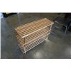 Image 2 : 2 WOOD SHOE RACKS
