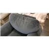 Image 2 : GREY MICROFIBER ARMCHAIR