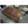 Image 8 : VINTAGE DROPLEAF DINING TABLE WITH 4 CHAIRS