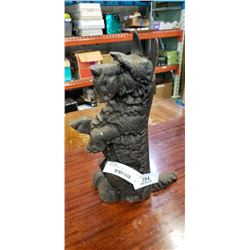 CAST IRON DOG DOOR STOP