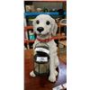 Image 1 : DOG FIGURE WITH LANTERN