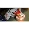 Image 1 : BAKELITE BOX, RIVON BAG, CHINESE LANTERNS AND DECOR AND NEW CLOTHING