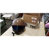 Image 1 : ZENGEN KCO ORIGINAL HELMETS SIZE MEDIUM HELMET WITH REPLACEMENT VISOR