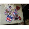 Image 1 : 30 VARIOUS NFL TEAM AND JERSEY PATCHES VALUED $9-$15 EACH