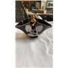 Image 2 : ITALY HAND PAINTED DISH AND WYSOCKI PEDASTEL BOWL
