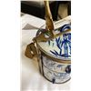 Image 2 : ANTIQUE EASTERN STACKING DISH SET WITH BRASS CARRYING HANDLE