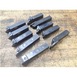 (10) Misc 1" Indexable Grooving/Parting Lathe Tool Holders