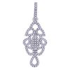 Image 1 : 0.17 CTW Diamond Pendant 14K White Gold - REF-14F9N