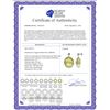 Image 2 : Genuine 34.06 ctw Lemon Quartz & Diamond Earrings 14KT Rose Gold - REF-65M3T