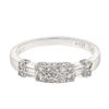 Image 1 : 0.56 CTW Diamond Band Ring 14K White Gold - REF-51H4M