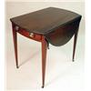 Image 1 : A GEORGE III MAHOGANY PEMBROKE TABLE
