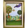 Image 1 : AN OIL ON CANVAS PANEL