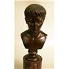 Image 3 : TWO FRENCH BROWN PATINATED BRONZE AND P