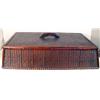 Image 1 : A LARGE BROWN STAINED BAMBOO AND CANE F