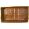 Image 3 : A LARGE BROWN STAINED BAMBOO AND CANE F