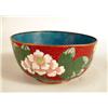 Image 1 : A POLYCHROME AND FLORAL DECORATED CLOIS