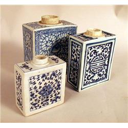 A MISCELLANEOUS GROUP OF THREE BLUE AND