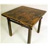 Image 2 : A BLACK PAINTED ELMWOOD RECTANGULAR GAM