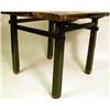 Image 3 : A BLACK PAINTED ELMWOOD RECTANGULAR GAM