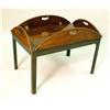 Image 1 : A GEORGE III MAHOGANY BUTLER`S TRAY ON 