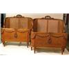 Image 2 : A PAIR OF LOUIS XVI STYLE BEDSTEADS