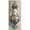 Image 1 : A HAND PAINTED PARCEL GILT PORCELAIN VA