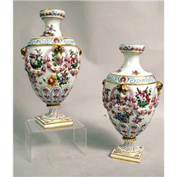 A PAIR OF NEOCLASSICAL POLYCHROME DECOR