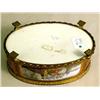Image 3 : A HAND PAINTED, PARCEL GILT, AND BRASS 