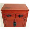 Image 2 : A RED LACQUERED PINE AND ELMWOOD TWO DR