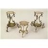 Image 2 : SIX MINIATURE STERLING SILVER FURNITURE