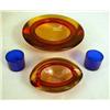 Image 2 : A GROUP OF GLASS TABLE ARTICLES