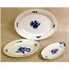 Image 2 : A PARTIAL BLUE AND WHITE FLORAL DECORAT