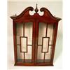 Image 1 : A GEORGE III STYLE MAHOGANY HANGING CAB