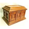 Image 1 : A VICTORIAN ARCHITECTURAL OAK SAFE BOX