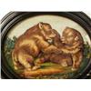 Image 2 : AN OVAL FRAMED NEEDLEWORK PICTURE