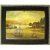 Image 1 : A FRAMED OIL ON BOARD