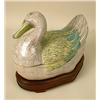 Image 2 : A PORCELAIN POLYCHROME DECORATED GOOSE 