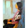 Image 2 : AN OIL ON CANVAS